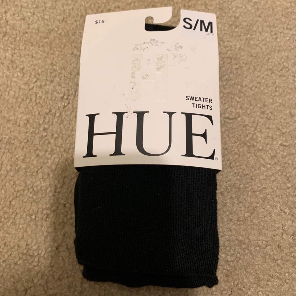 ✨HP✨ 2 PAIRS  Hue Flat Knit Sweater Tights bundle - Picture 2 of 7